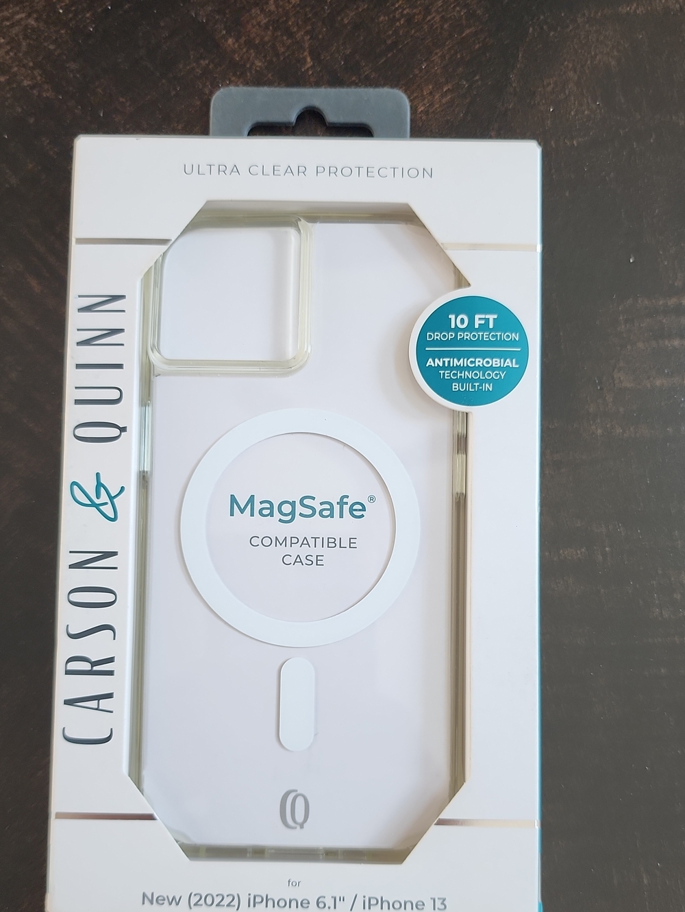 MagSafe Compatible Clear Phone Case - White